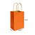 Sacola de Papel Kraft Laranja Mini 13,5x8x16 - Imagem 1