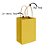 Sacola de Papel Kraft Amarelo Mini 13,5x8x16 - Imagem 2