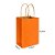 Sacola de Papel Kraft Laranja P 17,5x8,5x21,5 - Imagem 1