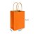 Sacola de Papel Kraft Laranja M 23,5x10x31,5 - Imagem 1
