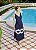 Vestido Midi Evasê Detalhe Renda - Imagem 1