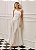 Vestido Longo Drapeado Chiffon - Imagem 1