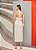 Conjunto Off White Blusa E Saia Midi - Imagem 3