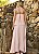Vestido Maxi Midi Rosa Claro - Imagem 3