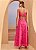 Vestido Rosa Maxi Midi Bordado - Imagem 2