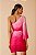 Vestido Curto Degrade Drapeado - Imagem 3