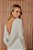 Vestido longo Aline decote costas off white - Imagem 3
