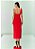 VESTIDO MIDI FRANZIDO LATERAL - Imagem 2