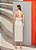 Conjunto Off White Blusa E Saia Midi - Imagem 3