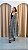 VESTIDO MIDI TWEED XADREZ - Imagem 1