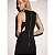 VESTIDO MIDI PRETO COM RECORTES - Imagem 3
