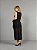 VESTIDO MIDI PRETO COM DECOTE QUADRADO - Imagem 4