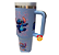COPO TÉRMICO COM CANUDO  STITCH AZUL 1,2L - Imagem 3