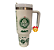 COPO TÉRMICO COM CANUDO  PALMEIRAS (BRANCO) 1,2L - Imagem 3