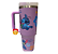 COPO TÉRMICO COM CANUDO  STITCH (LILÁS) 1,2L - Imagem 1