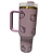COPO TÉRMICO COM CANUDO HELLO KITTY ROSA (LASER) 1,2L - Imagem 1