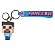 CHAVEIRO 3D - PERSONAGENS - MINICRAFT CABELO CINZA - Imagem 1