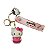 CHAVEIRO 3D - PERSONAGENS - HELLO KITTY VESTIDO ROSA E ROXO - Imagem 1