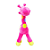 PELÚCIA GIRAFA ROSA COM PINTAS COLORIDAS 45CM - Imagem 2