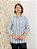 Camisa Feminina Casual Listrada Manga Longa - Imagem 4
