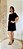 Vestido Curto Preto em Viscose - Imagem 2