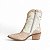 BOTA FEMININA COUNTRY TEXANA CROCO AMÊNDOA - Imagem 2