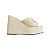 TAMANCO QUEBEC PLATAFORMA FEMININO OFF WHITE - Imagem 1