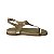 SANDÁLIA RASTEIRA GUELPH FEMININA OLIVA COM DOURADO - Imagem 1