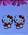 Hello Kitty emborrachado (par) - Imagem 3