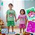 Pijama infantil Cristão - curto (Você é amado) - Imagem 1