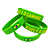 Pulseiras Silicone Brasil - Jesus É O Caminho - Imagem 1