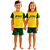 Pijama infantil JESUS Brasil - curto menino e menina - Imagem 1