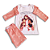 Pijama infantil Jesus e as crianças - calça e manga longa - rosa - Imagem 3