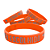 Pulseira de Silicone Cristã - Jesus meu Escolhido - laranja 18cm - Imagem 5