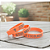 Pulseira de Silicone Cristã - Jesus meu Escolhido - laranja 18cm - Imagem 2