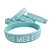 Pulseira de Silicone Cristã - Jesus meu Escolhido - azul 18cm - Imagem 4