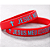 Pulseira de Silicone Cristã - Jesus meu Escolhido - vermelha 18cm - Imagem 8