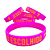 Pulseira de Silicone Cristã - Jesus meu Escolhido - rosa 18cm - Imagem 5