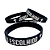 Pulseira de Silicone Cristã - Jesus meu Escolhido - Preta 18 cm e 19 cm - Imagem 5