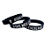 Pulseira de Silicone Cristã - Jesus meu Escolhido - Preta 18 cm e 19 cm - Imagem 1