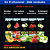Kit  Pacotes / Sabores - Saco BOPP Metalizado - 8,5x21 - Total 3000  Sacos - Imagem 1