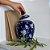 Potiche em Porcelana Azul e Branca Importado D16cm x A20cm - Imagem 4