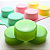 MOLDE FORMA DE SILICONE REDONDO 6 CAV 29 X 17 X 2,9 CM - Imagem 2