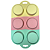 MOLDE FORMA DE SILICONE REDONDO 6 CAV 29 X 17 X 2,9 CM - Imagem 3