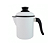 Leiteira Esmaltada 900ml c/ tampa Branco - Imagem 1