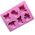 Forma de Silicone Molde Bichos - Imagem 3