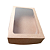 Embalagem Caixa Kraft c/ visor retangular grande 12.5cm X20cm X4,2cm - 10 unidades - Imagem 2
