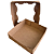 Embalagem Caixa Kraft c/ visor 15cm X15cm X4.2cm - 10 unidades - Imagem 4