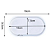 Forma de Silicone Molde Bandeja Oval - Imagem 2