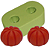 Molde de silicone Pitanga 2cav - Imagem 1
